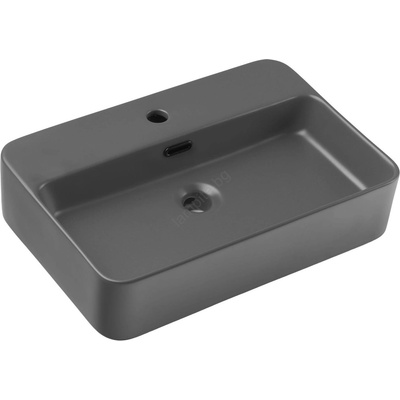 Comad TRUST 2 MATT DARK GREY - Мивка за плот TRUST 55x38 см мат сив (CM0015)