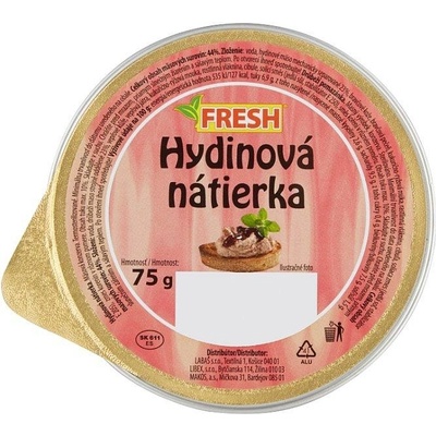 Fresh tatrakon paštéta hydinová nátierka 75 g