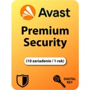 Avast Premium Security 10 lic. 12 mes.