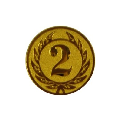 Emblém 2. miesto zlaté