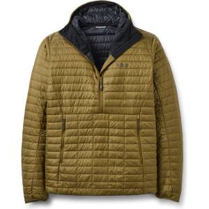 Rab Мъжко пухено яке Rab Microlighter Pullover Hoody Down jacket - Oak - размер XL (004-7614-0314)