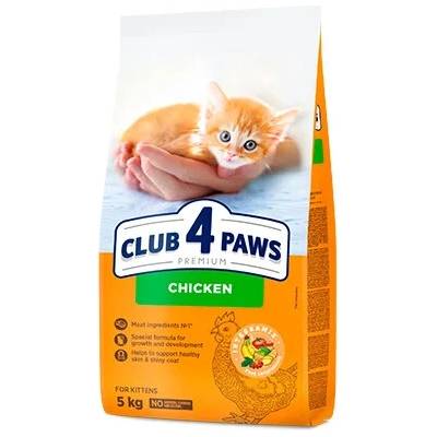 Club 4 Paws pre mačiatka Kuracie Mäso 5 kg