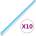 vidaXL Кабелен канал самозалепващ 30x20 мм 10 м PVC (155943)