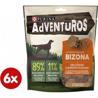 Adventuros s bizonem a brusinkovou šťávou 6 x 90 g