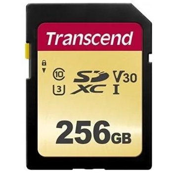 Transcend SDXC 256GB C10/U3 TS256GSDC500S