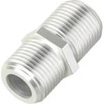 Hama Адаптер hama, f конектор женско - f конектор женско, Метален корпус (205225) - ggbox