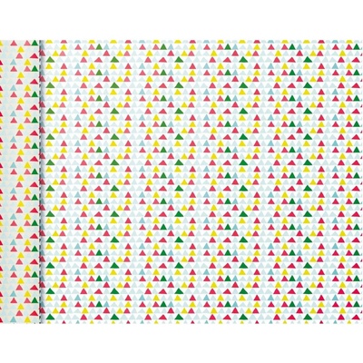 Balicí papír Tiny Roll Pink triangle - 80g, 5x0,35m