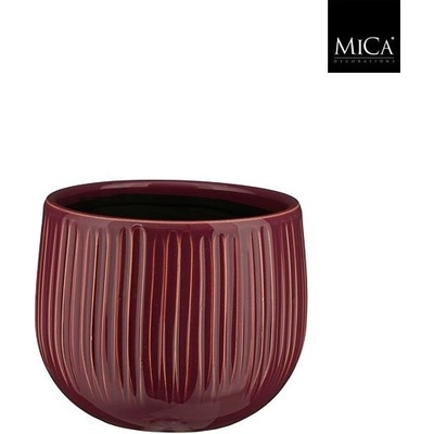 Mica КАШПА КЕРАМИЧНА КРЪГЛА pablo Ø16х14см ЛИЛА (1157564)