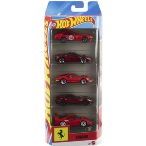 Mattel Hot Wheels: колички: Ferrari комплект от 5 броя (JLN12)