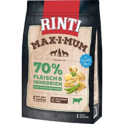 RINTI 7x1кг Adult Max-i-mum RINTI, суха храна за кучета - с шкембе