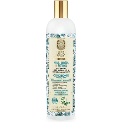 Natura Siberica Super Siberica Mint, Berёza & Retinol Conditioner for Oily Hair 400 ml