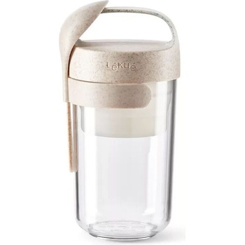 Lekue Контейнер за обяд To Go Organic с лъжица 600 мл (888229)