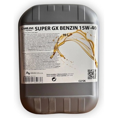 Carline Super GX benzin 15W-40 10 l