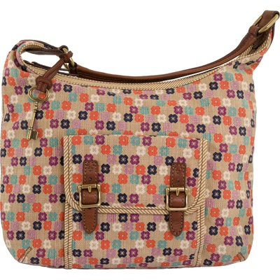 Fossil Wmns Handbag Tate Hobo Natural Floral