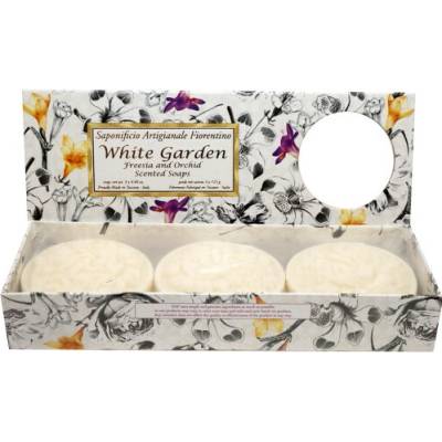 SA Fiorentino prírodné mydlo White Garden 3 x 125 g