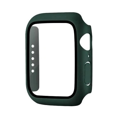 Coteetci polykarbonátové pouzdro s ochranou displeje pro Apple Watch 45 mm zelená 25003-GR