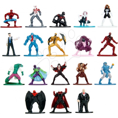 Jada kovové sada 18 druhov Marvel Multi Pack Nanofigs Wave 9