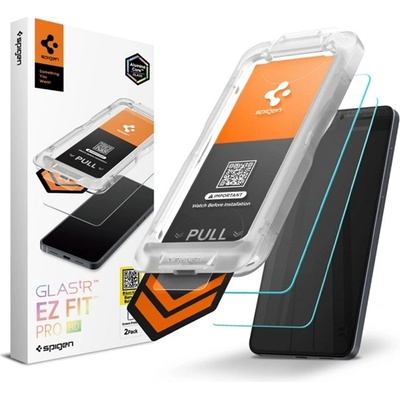 Spigen Samsung S26 SPIGEN GLASS TR EZ FIT PRO HD екранно стъкло 2бр 2.5D, 9H + рамка, TRANSFER AGL11095 (AGL11095)