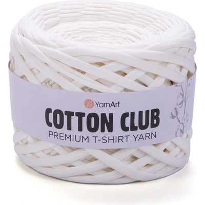 YarnArt/Cotton Club žinylka/Bílá cukrová 7349