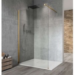 SAPHO Vario - Душ кабина Walk-In, 100x200 см, покрито стъкло, матово златно/прозрачно стъкло GX1210-01 (GX1210-01)