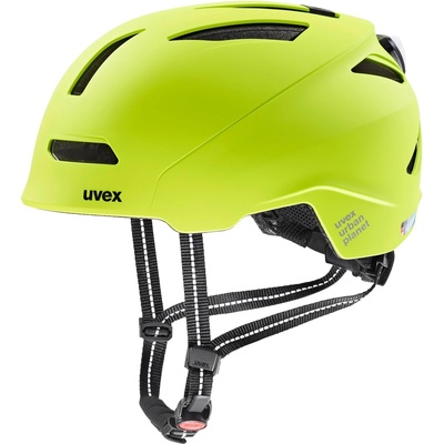 uvex Каска за велосипед Uvex Urban Planet LED Bike helmet - Lime Matt - размер 58-61 cm (851-1473-0312)