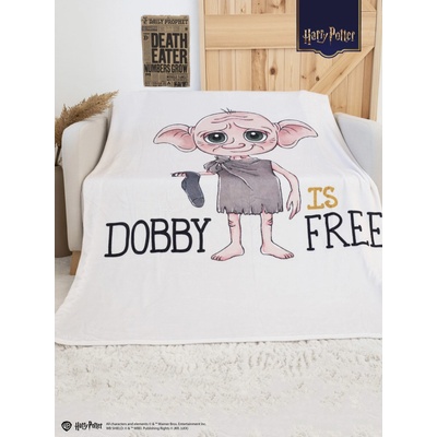 MKLozkoviny.sk Deka mikroplyš Harry Potter Dobby 150x200