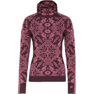 Kari Traa Дамско мериносово термобельо Kari Traa Women's Saga Hood Merino base layer - Cocoa Powder (105-6582-0413)