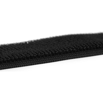 Suchý zip plyš šíře 50 mm elastický METRÁŽ - černá