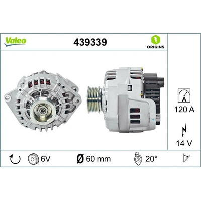 VALEO Alternátor VALEO 439339