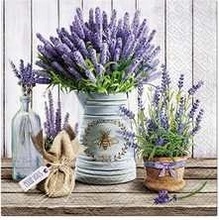 PAW Ubrousky L 3V Lavender in Bucket 20 ks 25x25cm