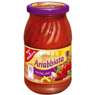 GG Arrabbiata pikantní omáčka na těstoviny 400 ml