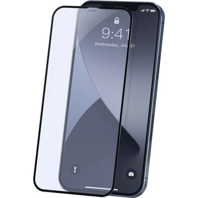 Baseus Протектор от закалено стъкло /Tempered Glass/ Baseus Full Screen Curved Anti-Bluelight Soft Edge, за Apple iPhone 12 Pro Max, 2бр (SGAPIPH67N-TE01 / 47878)