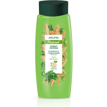 Aroma šampón a kondicionér 2 v 1 na suché vlasy Pšeničný proteín 400 ml