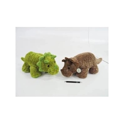 SUN-DAY AST. PLUSH dinosaur, triceratops, 56 cm, 2 col