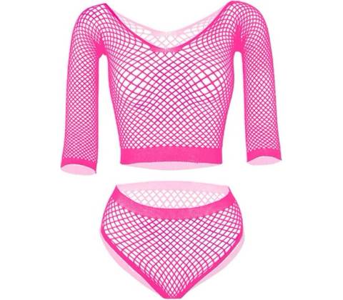 Bodystocking Set 04 Pink