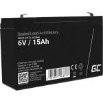 Green Cell Батерия AGM VRLA Green Cell AGM40, 6V, 15Ah (AGM40)