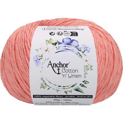Anchor Cotton ‚n‘ Linen 16 Broskvová