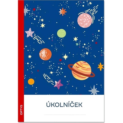 OPTYS Úkolníček A6, 20 listů, Vesmír