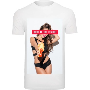 Mister Tee Тениска Drop It Tee white XXLUB-MT1077-00220 - Тъмносив, размер S