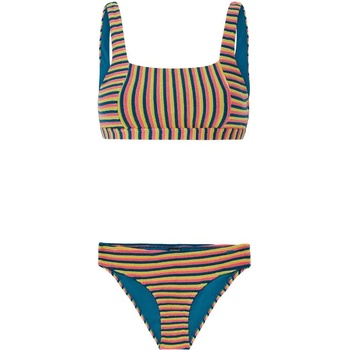 Protest Tube Bandeau bikini - Multicolor (Guava Pink)