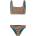 Protest Tube Bandeau bikini - Multicolor (Guava Pink)