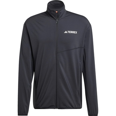 adidas Terrex Мъжко поларено яке adidas Terrex Terrex Multi Climawarm FZ Tech Fleece Jacket Fleece jumper - Black (005-6600-0214)