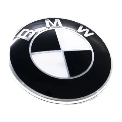 Logo, emblem, znak přední kapota, zadní páté dveře BMW 82mm, černá 51148132375 – Zboží Mobilmania