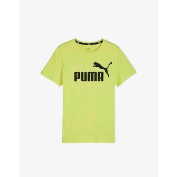PUMA Essentials Logo Tee Yellow B