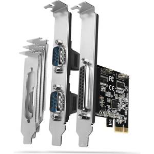 AXAGON PCEA-PSN 1 паралелен порт 2 сериен порт 1 лентова PCI-Express карта (PCEA-PSN)