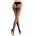Ballerina's Secret BS185 Tights with Open Crotch 20 DEN Black S/M