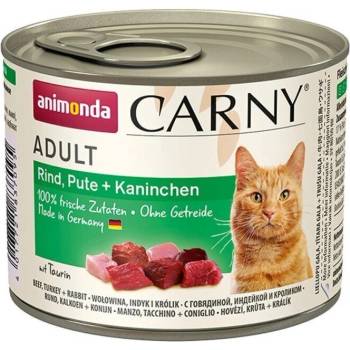 Animonda Adult with Beef, Turkey, Rabbit - говеждо, пуешко и заешко, 200gr