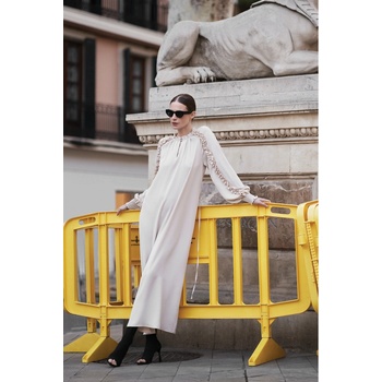 Moodo Кремави макси рокли Moodo | Bezhov | ЖЕНИ | XS