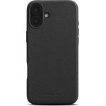 WOOLnut Калъф за iPhone 16 Plus от Woolnut - Кожен - Черен (K-WN-IP16PL-C-2847-BK)