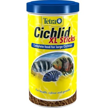 TETRA Cichlid XL Sticks - основна храна за всички големи цихлиди и други големи декоративни рибки с патентована BioActive® формула - 1 литър